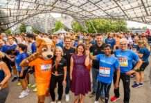 B2Run-Teilnehmende sammeln bei Firmenläufen 60.000 Euro für die Stiftung „Menschen für Menschen“