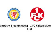 FCK unterliegt Braunschweig mit 0:2