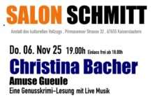 Veranstaltungen im November, Salon Schmitt