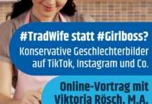 Online-Vortrag: #TradWife statt #Girlboss? Konservative Geschlechterbilder auf TikTok, Instagram und Co.