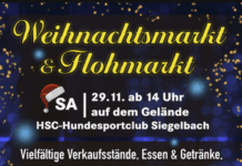 Einladung zum stimmungsvollen Weihnachts- und Flohmarkt beim HSC Siegelbach