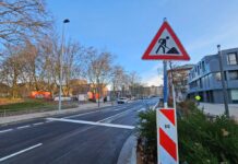 Verkehrsfreigabe Burgstraße – Arbeiten in Spittelstraße noch bis Ende April