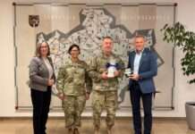 Generalmajor Michael B. Lalor zu Antrittsbesuch in der Kreisverwaltung