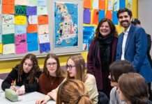 Bildungsminister Sven Teuber besucht Gymnasium am Rittersberg