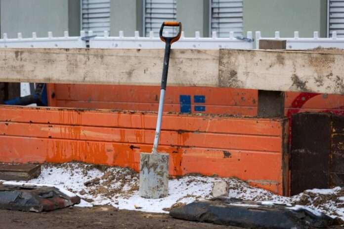 Winterpause für die Schaufel