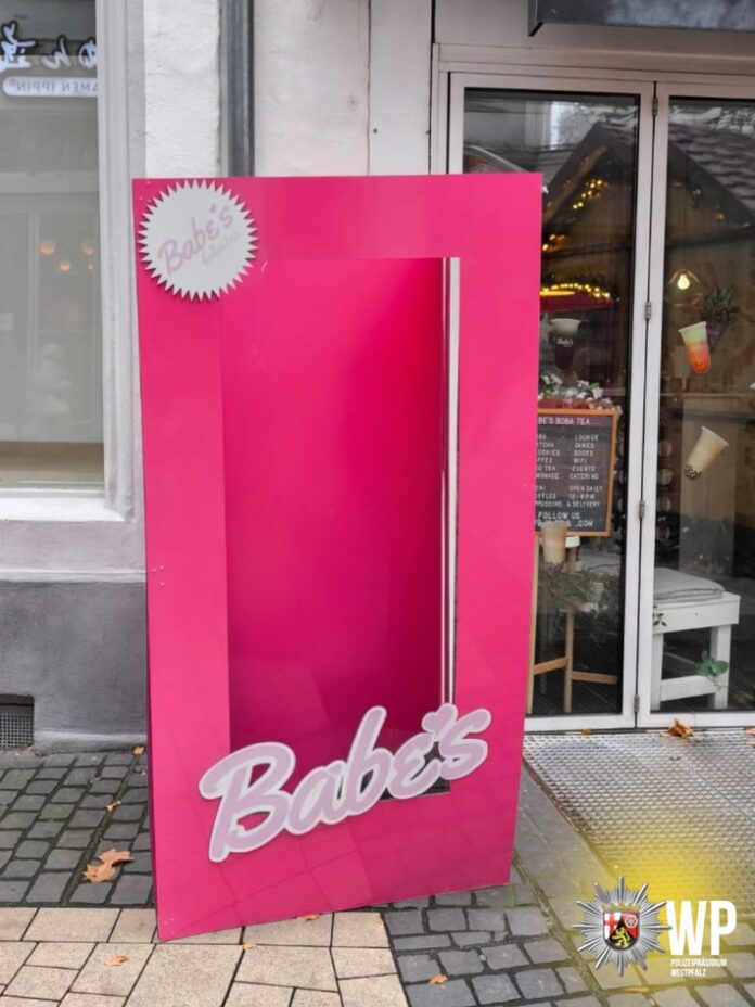 Gestohlene Aufstellbox