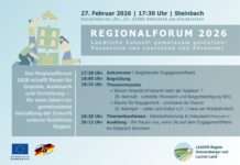 Raum für Ehrenamt und Leerstand: Regionalforum lädt zum Mitgestalten ein