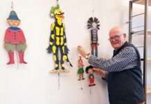 Hampeln in der Pfalzbibliothek