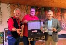 Musik- und Unterhaltungsverein Alsenborn gibt Regierungsschlüssel mit Augenzwinkern zurück