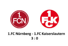 Keine Punkte beim Club – FCK unterliegt in Nürnberg 0:3