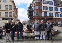 Brunnen in der Stadt sprudeln wieder
