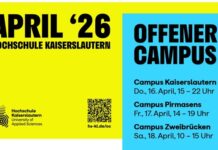 Offener Campus in Kaiserslautern am 16. April: Innovation, Praxis und Spaß an einem Ort
