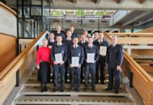Sieben neue Feuerwehrleute für Kaiserslautern