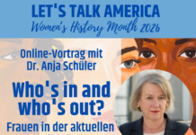 Online-Vortrag zum Women’s History Month: Who’s in and who’s out? Frauen in der aktuellen amerikanischen Erinnerungskultur