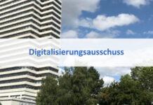 Bekanntmachung öffentliche Sitzung des Digitalisierungsausschuss