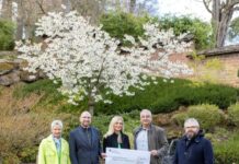 Finanzielle Unterstützung für den Japanischen Garten