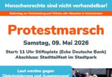 Aktionsgruppe Inklusion lädt zum Aktionstag am 9. Mai ein – Protestmarsch beginnt auf dem Stiftsplatz
