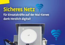 Herzlich digital unterstützt erneut die Maikerwe mit technischem Monitoring für bestmögliche Sicherheit