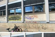 Graffiti am Gymnasium am Rittersberg wurden entfernt