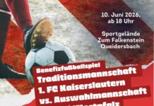 Benefizfußballspiel: 1. FCK-Traditionsmannschaft vs. Polizei-Auswahl