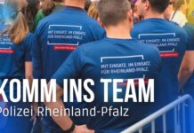 Polizei beim Firmenlauf am Start