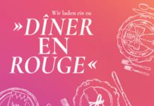 Beim „Dîner en Rouge“ das Stadtjubiläum feiern
