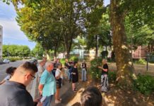 Rund zweistündige Stadtbege(h)gnung zwischen Kolpingplatz und Jugendhaus