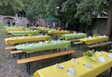 Grillfest für Obdachlose und Menschen in schwierigen Lebenslagen auf der Pfarrwiese