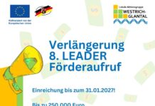 Verlängerung des 8. LEADER-Förderaufrufs der LAG Westrich-Glantal