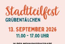 Stadtteilfest im Grübentälchen am Sonntag, den 13. September