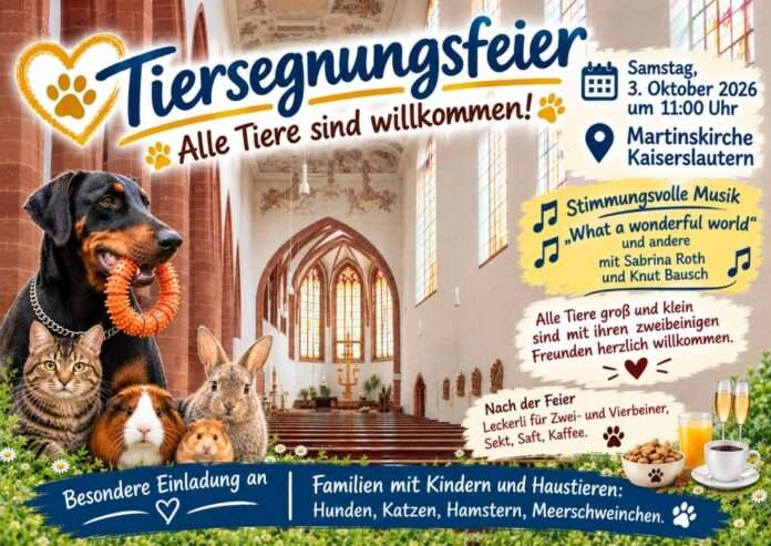 Tiersegnungsfeier 2026 - horizontal