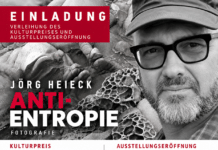 Verleihung des Kulturpreises an Dr. Jörg Heieck und Ausstellungseröffnung „ANTI-ENTROPIE“