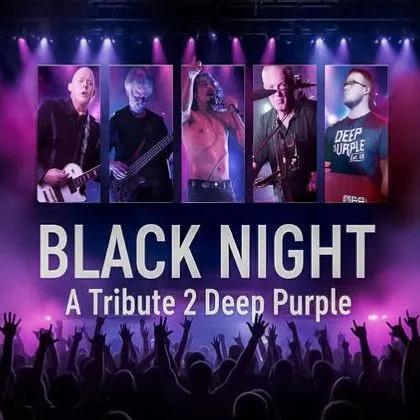 black night Irish house