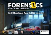 „Forensics: Crime Scene Detective“ für HR Excellence Awards 2026 nominiert